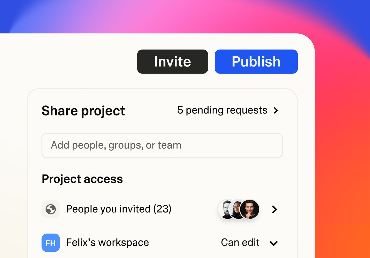 Build together without bottlenecks